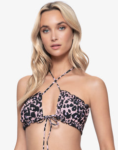 Nala Remi Ruched Bandeau Bikini Top - Simply Beach UK