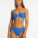 Jetset Full Coverage Bikini Pant - Tide Blue - Simply Beach UK