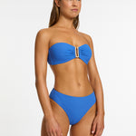Jetset Full Coverage Bikini Pant - Tide Blue - Simply Beach UK