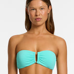 Isla Rib U Trim Bandeau Bikini Top - Dolce - Simply Beach UK