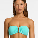 Isla Rib U Trim Bandeau Bikini Top - Dolce - Simply Beach UK
