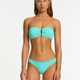 Isla Rib U Trim Bandeau Bikini Top - Dolce - Simply Beach UK