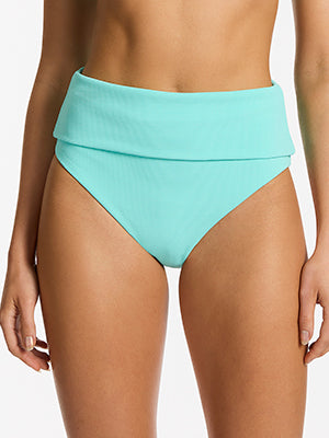 Isla Rib Fold Down Bikini Pant - Dolce - Simply Beach UK
