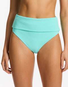 Isla Rib Fold Down Bikini Pant - Dolce - Simply Beach UK