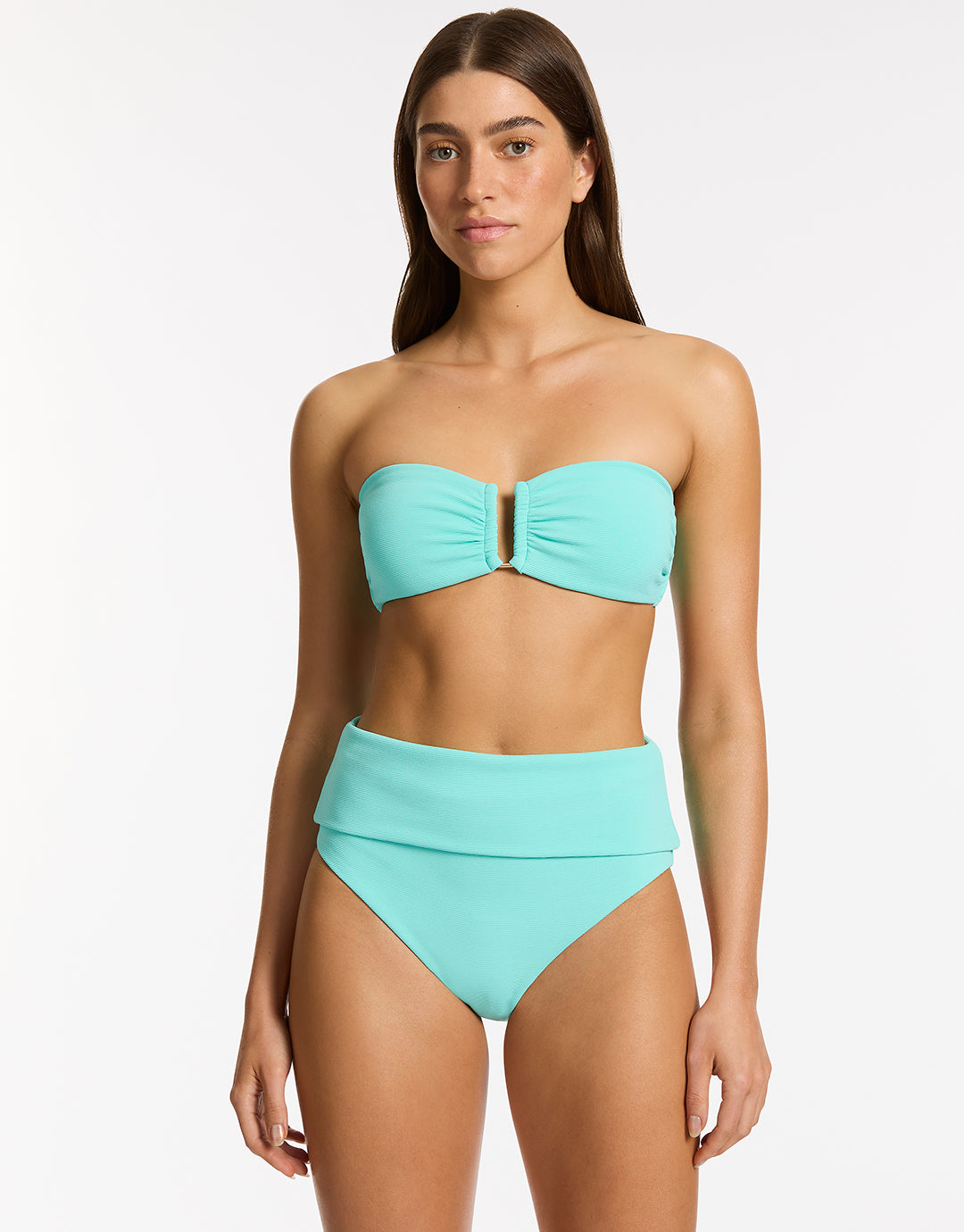 Isla Rib Fold Down Bikini Pant - Dolce - Simply Beach UK