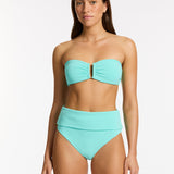 Isla Rib Fold Down Bikini Pant - Dolce - Simply Beach UK