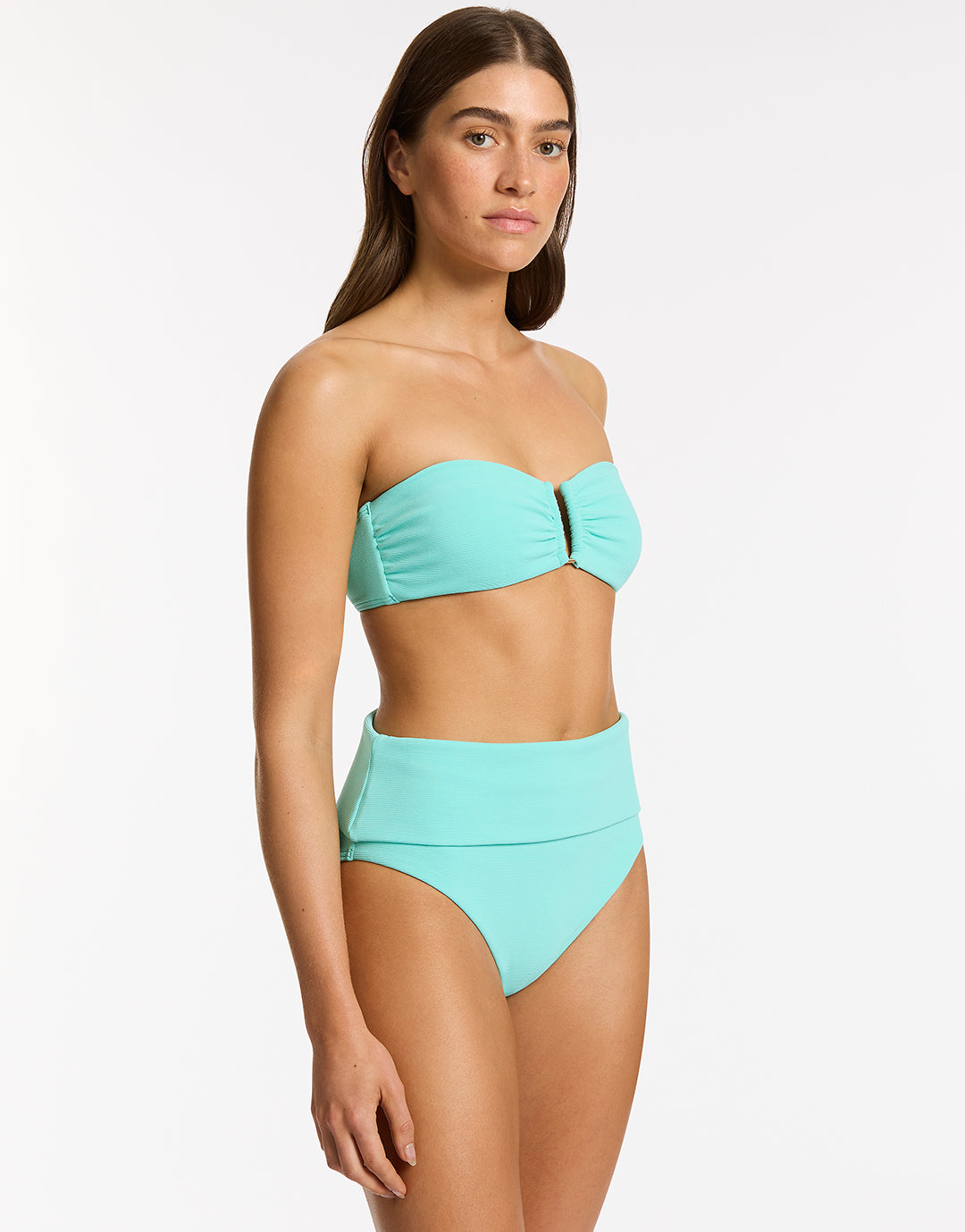 Isla Rib Fold Down Bikini Pant - Dolce - Simply Beach UK