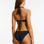 Jetset Lien Triangle Bikini Top - Black - Simply Beach UK