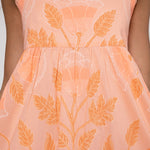 Bellflower Tie Back Midi Dress - Peach - Simply Beach UK