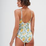 Fior di Limone Tank Swimsuit - Sorrento Sky - Simply Beach UK