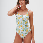 Fior di Limone Tank Swimsuit - Sorrento Sky - Simply Beach UK