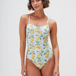 Fior di Limone Tank Swimsuit - Sorrento Sky - Simply Beach UK