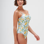 Fior di Limone Tank Swimsuit - Sorrento Sky - Simply Beach UK