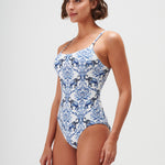 Zuri Tank Swimsuit - Porcelain - Simply Beach UK