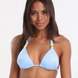 Nora Slide Halter Bikini Top - Sky - Simply Beach UK