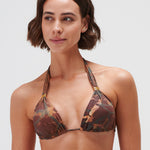 Savanna Halter Bikini Top - Warm Earth - Simply Beach UK