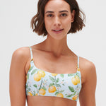 Fior di Limone Bralette Bikini Top - Sorrento Sky - Simply Beach UK