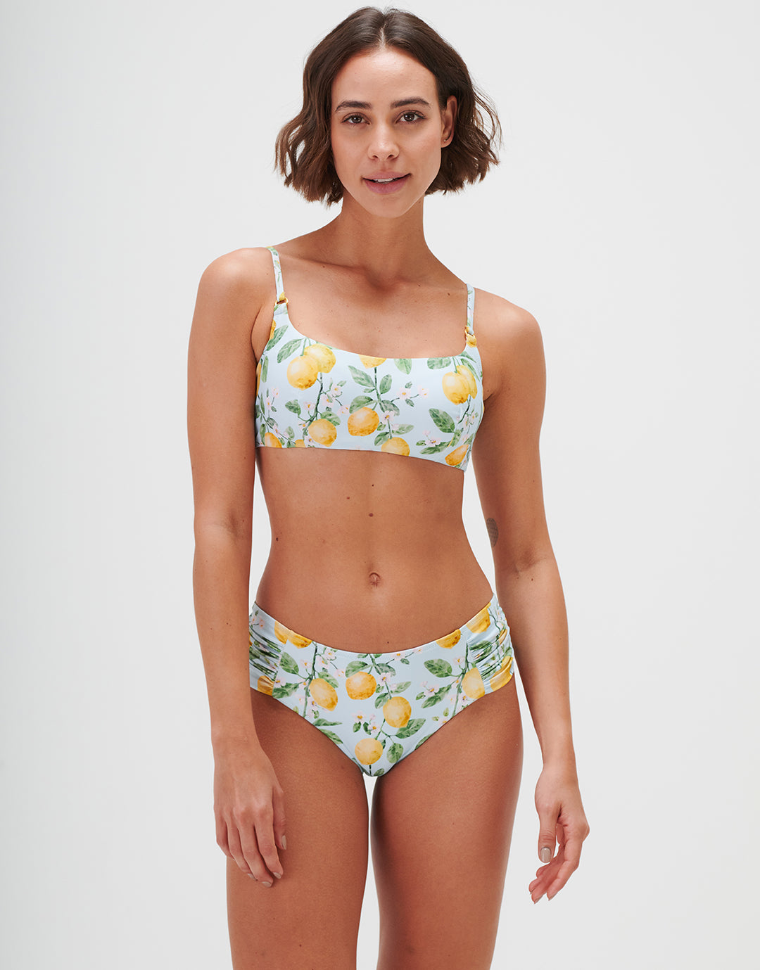 Fior di Limone Bralette Bikini Top - Sorrento Sky - Simply Beach UK