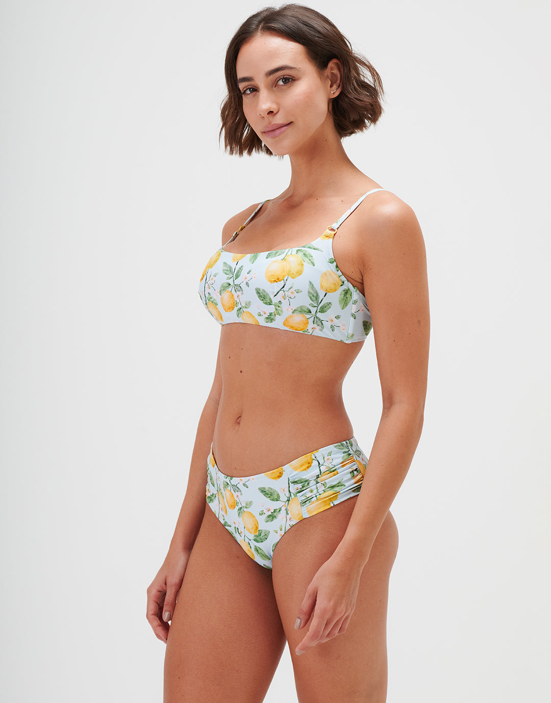 Fior di Limone Bralette Bikini Top - Sorrento Sky - Simply Beach UK