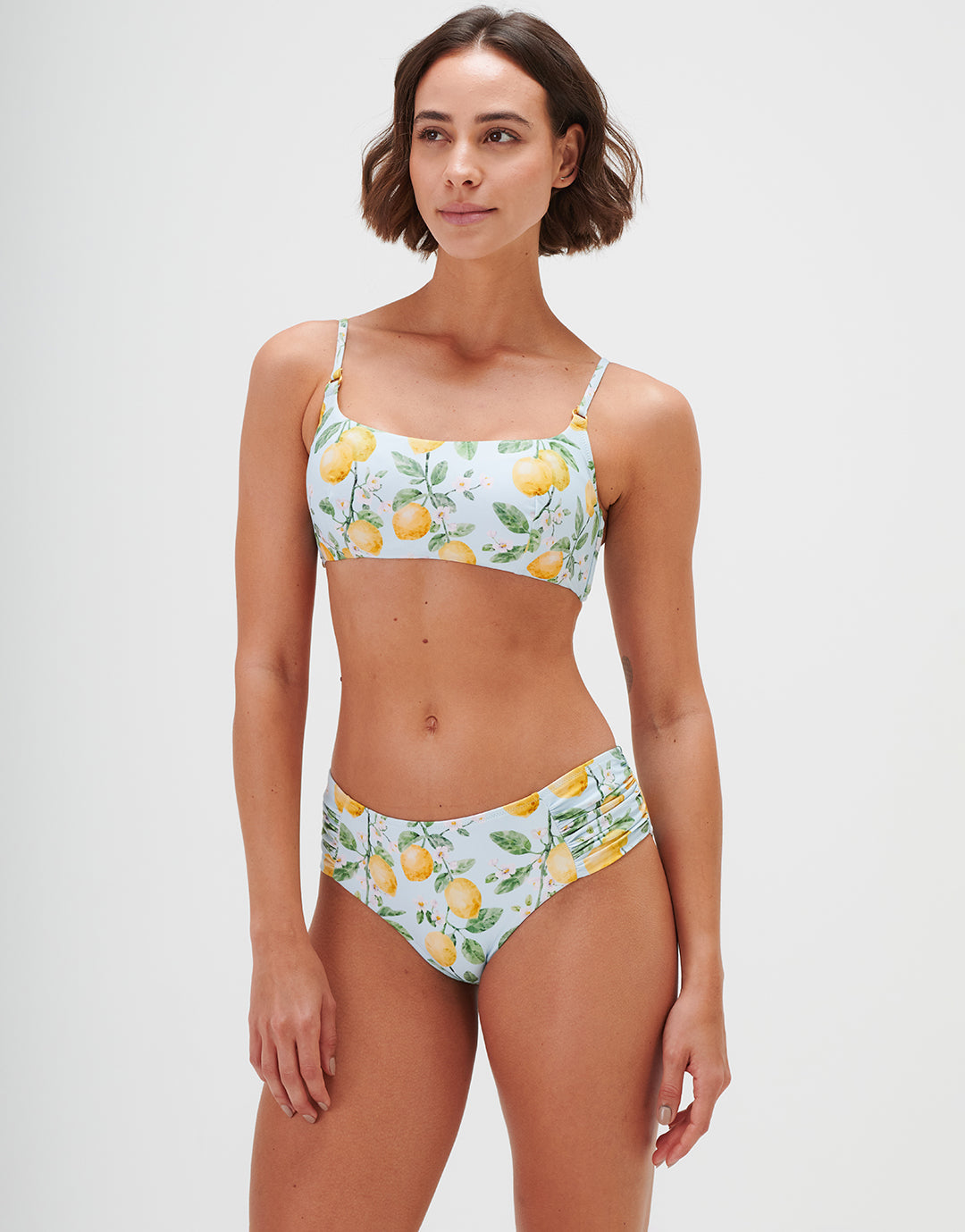 Fior di Limone Bralette Bikini Top - Sorrento Sky - Simply Beach UK