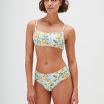 Fior di Limone Bralette Bikini Top - Sorrento Sky - Simply Beach UK