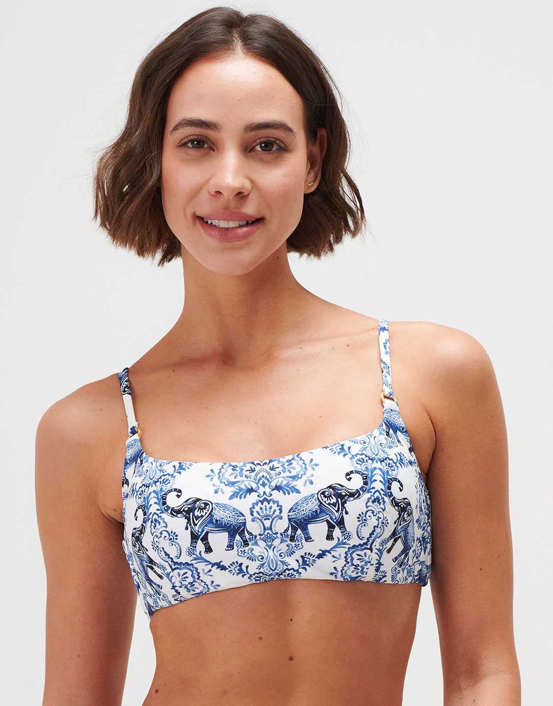 Zuri Bralette Bikini Top - Porcelain - Simply Beach UK