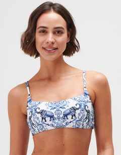 Zuri Bralette Bikini Top - Porcelain - Simply Beach UK
