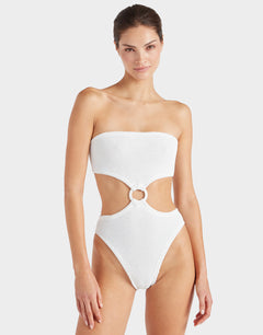 Jerry Swimsuit - White - Simply Beach UK
