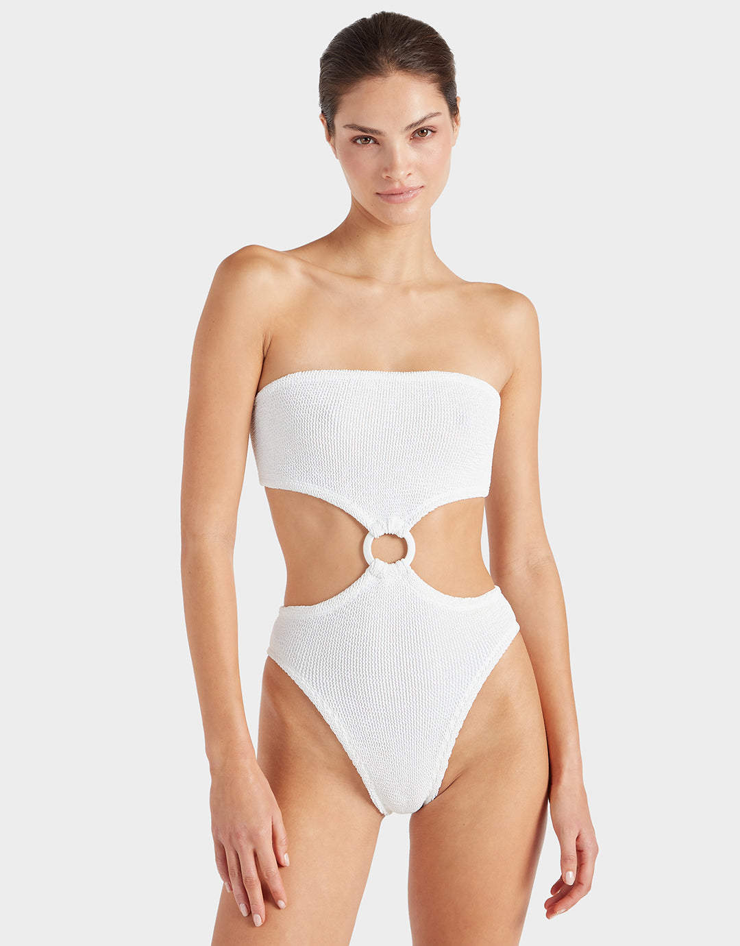 Jerry Swimsuit - White - Simply Beach UK