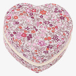 Heart Jewellery Box - Liberty Ava Pink - Simply Beach UK