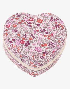 Heart Jewellery Box - Liberty Ava Pink - Simply Beach UK