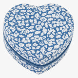 Heart Jewellery Box - Liberty Feather Blue - Simply Beach UK