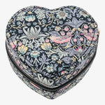 Heart Jewellery Box - Liberty Strawberry Thief - Simply Beach UK