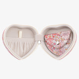 Heart Jewellery Box - Liberty Strawberry Pink - Simply Beach UK