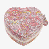Heart Jewellery Box - Liberty Strawberry Pink - Simply Beach UK