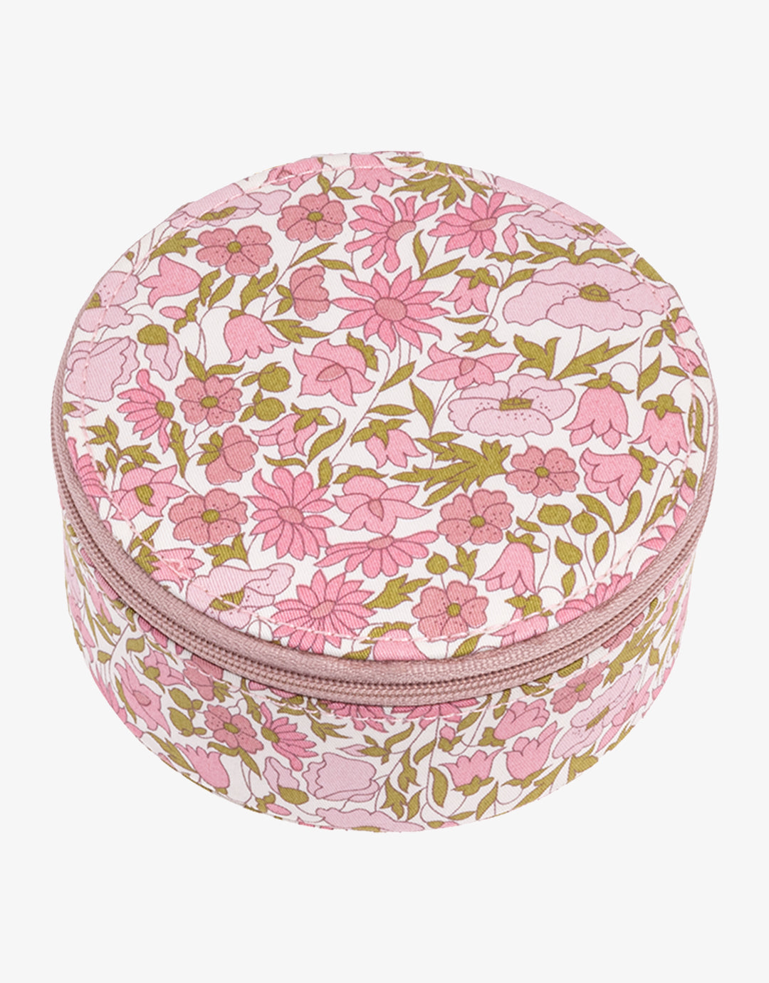 Round Jewellery Box - Liberty Poppy and Daisy - Simply Beach UK