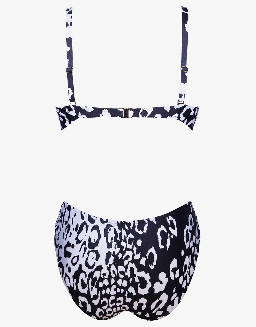 Kalina Underwired Bikini Set - Black and White - Simply Beach UK