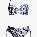Kalina Underwired Bikini Set - Black and White - Simply Beach UK