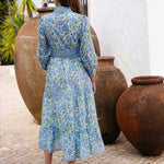 Pink City Prints Kerala Dress - Meadow Chintz - Simply Beach UK