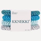 Kknekki Original Hair Tie Bundle - Turquoises and Silver - Simply Beach UK