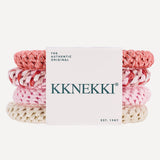Kknekki Original Hair Tie Bundle - Dusky Pinks and Beige - Simply Beach UK