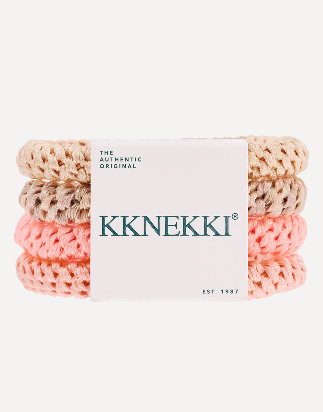 Kknekki Original Hair Tie Bundle - Peachy Pinks - Simply Beach UK