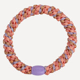 Kknekki Original Hair Tie - Coral Dusty Lavendar Glitter Stripe - Simply Beach UK