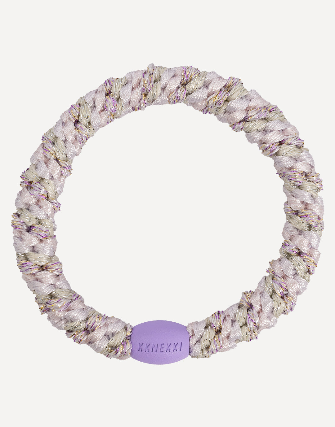 Kknekki Original Hair Tie - Lavendar Ballet Pink Glitter Stripe - Simply Beach UK