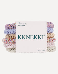 Kknekki Slim Hair Tie Bundle - Frosty Pinks - Simply Beach UK
