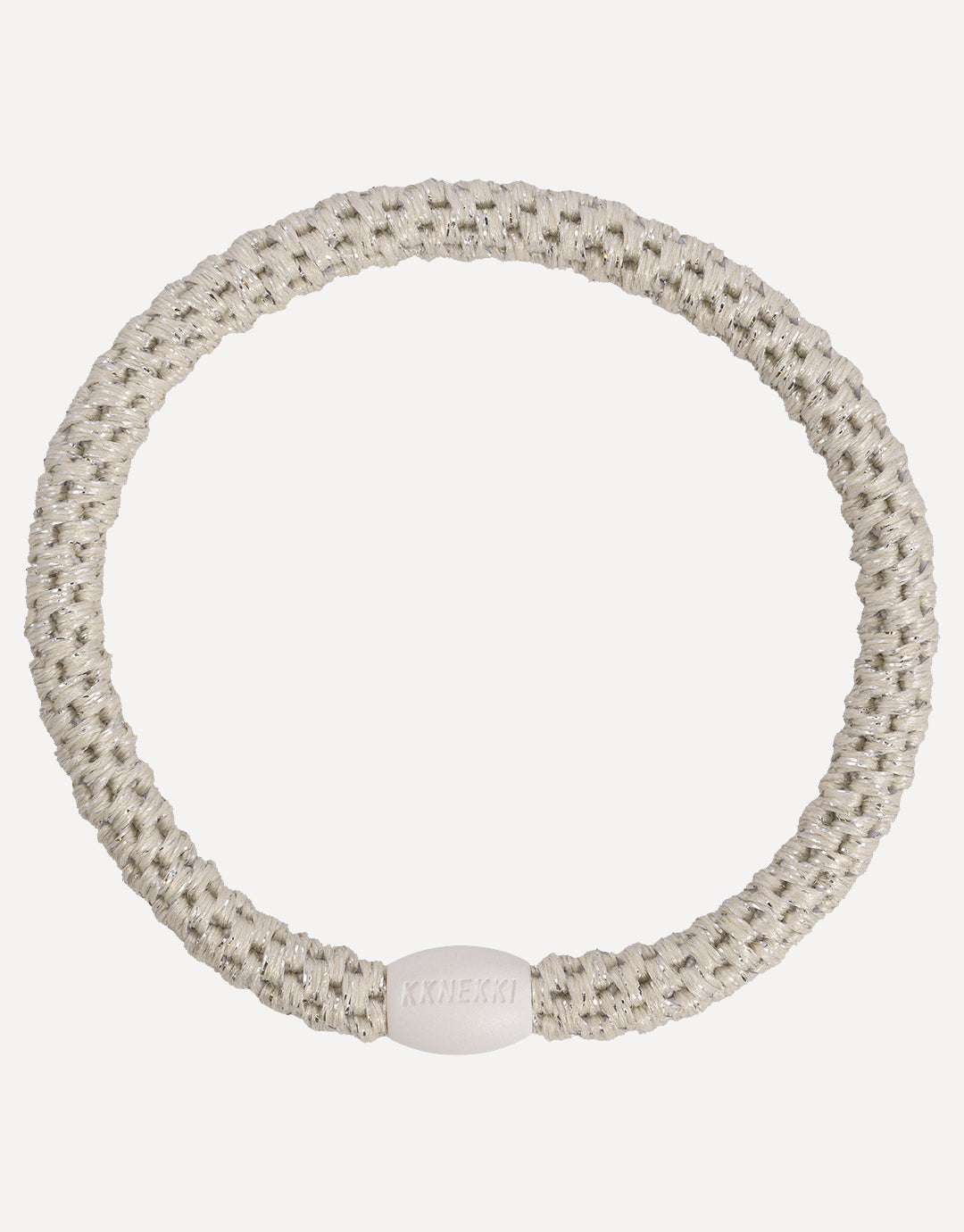 Slim Hair Tie - Ivory Glitter - Simply Beach UK
