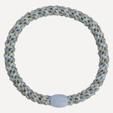 Kknekki Slim Hair Tie - Baby Blue Glitter Stripe - Simply Beach UK