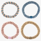 Original Hair Tie Bundle - Pale Pink, Blue and Pale Gold - Simply Beach UK