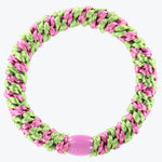 Original Hair Tie - Grass Green Bubblegum Stripe - Simply Beach UK