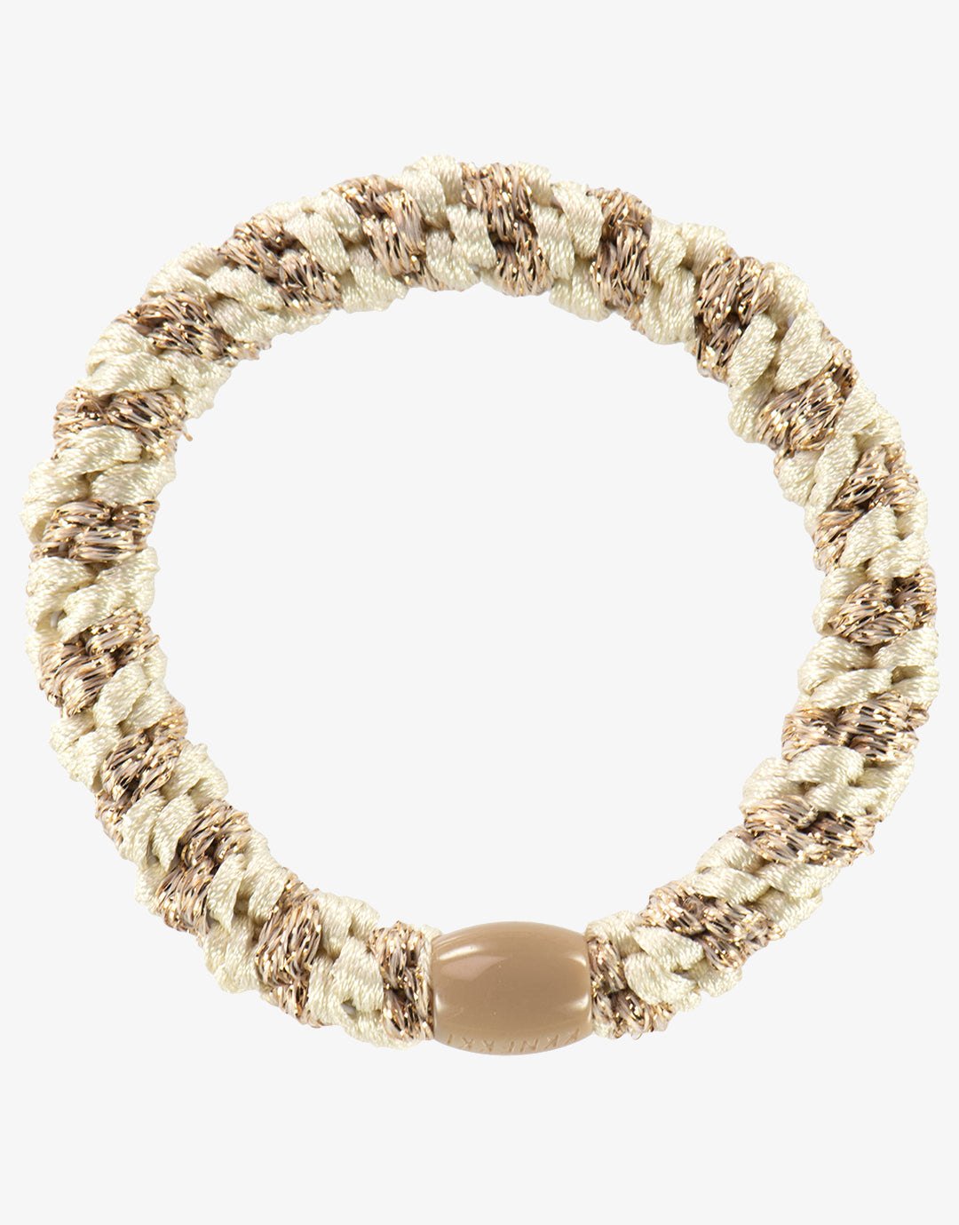 Original Hair Tie - Beige Glitter Stripe - Simply Beach UK